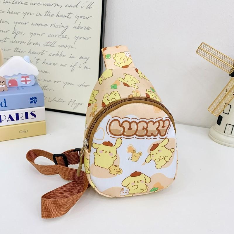 Cinnamoroll Kids Chest Bag With Cartoon Print For Daily Use And Toddler Fashion