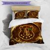 3pcs Duvet Cover Set (1*Duvet Cover + 2*Pillowcase, Without Core), Iota Phi Theta Print Bedding Set, Bedroom Decor, All‑Season, Birthday Gift