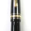 Excellent MONTBLANC fountain pen Meisterstuck 146 Rare logo engraved Black gold 14K Used