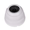 Caméra de surveillance dôme factice avec lumière LED clignotante