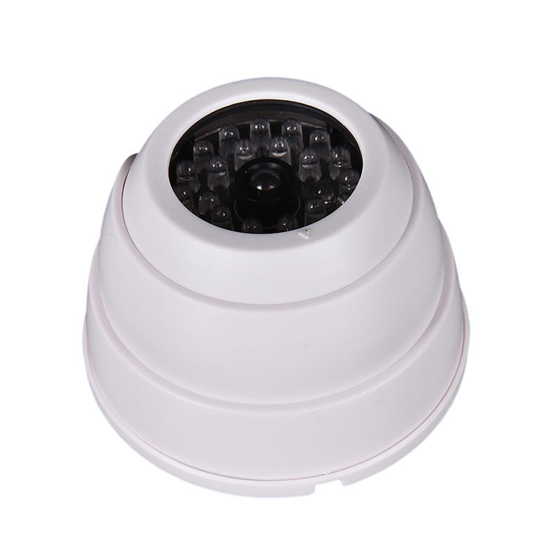 Caméra de surveillance dôme factice avec lumière LED clignotante