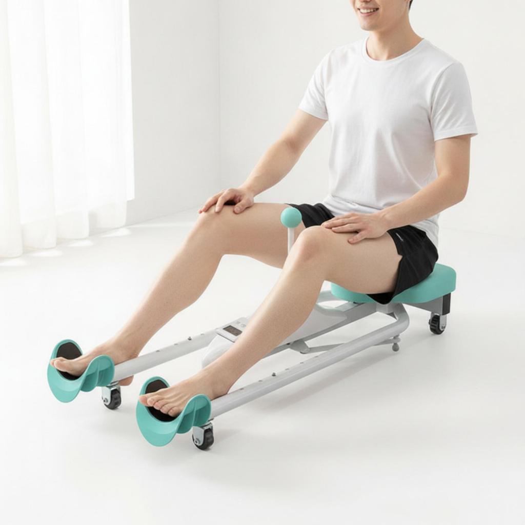 Split Machine with Padded Seat Adjustable Comfortable Leg
