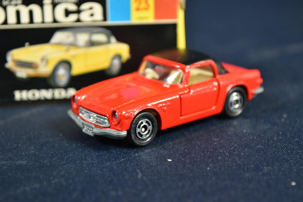 Vintage 1/51 Tomica No.23 Honda S800M 2F Wheel White Interior Japan