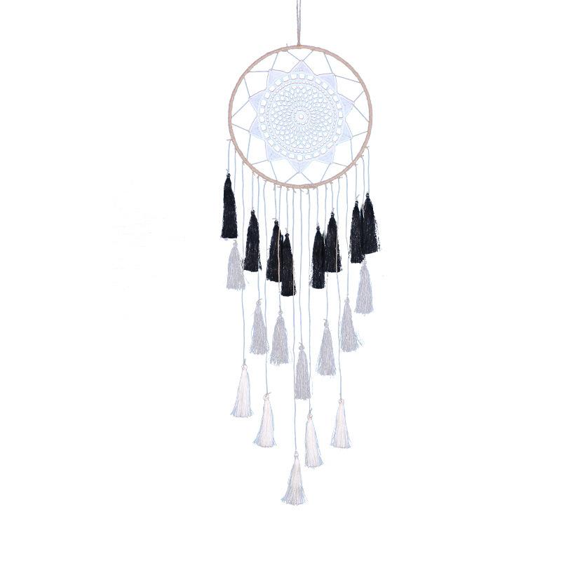 Lace Hand Woven Dream Catcher Net, Silky Nylon Tassel Dream Catcher Net, Home Wall Decoration Dream Catcher Net