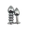 Metal Alloy Regular Thread Small Size Sets of Buttons Electric Shock Butt Plug Adult Sex Product Toys