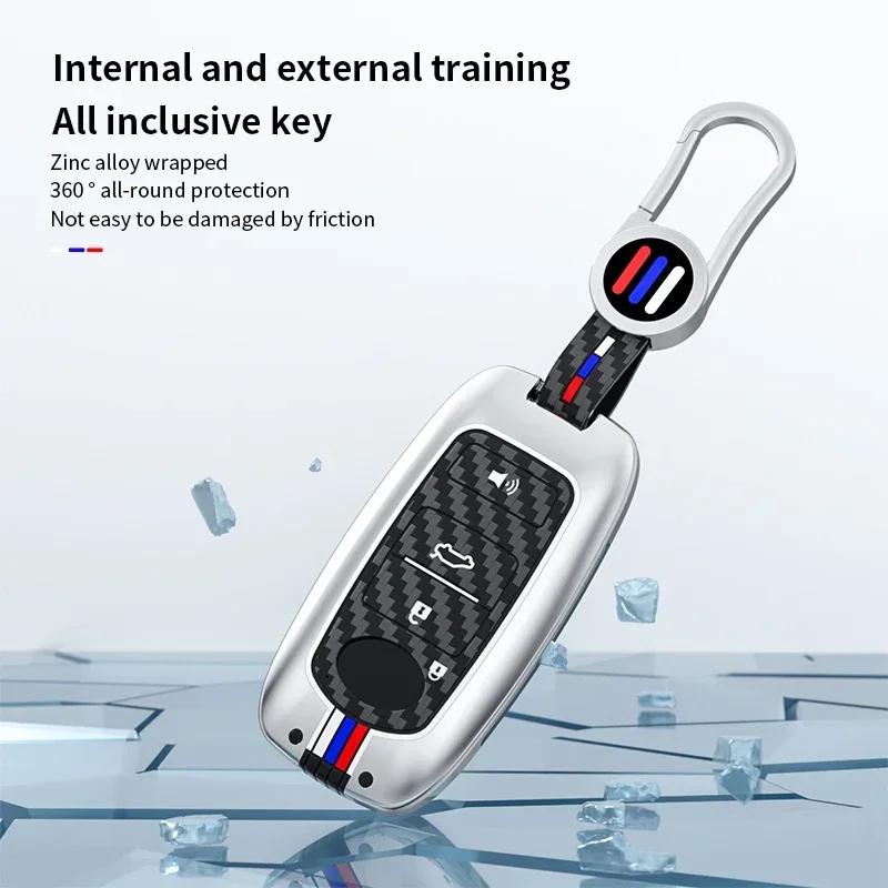 ACI4 Zinc Alloy for Toyota Yaris Ativ Raize Veloz Avanza Rush Perodua Daihatsu Malaysia Smart Remote Car Key Case Cover Keychain