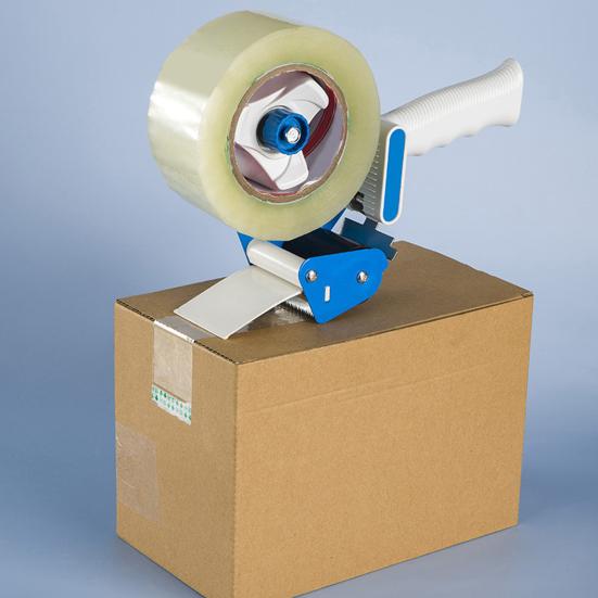 2 Inch Wide Red Packing Tape with Dispenser Heavy Duty Shipping Tape for Packaging Large Commercial Grade Grade Packing Tool