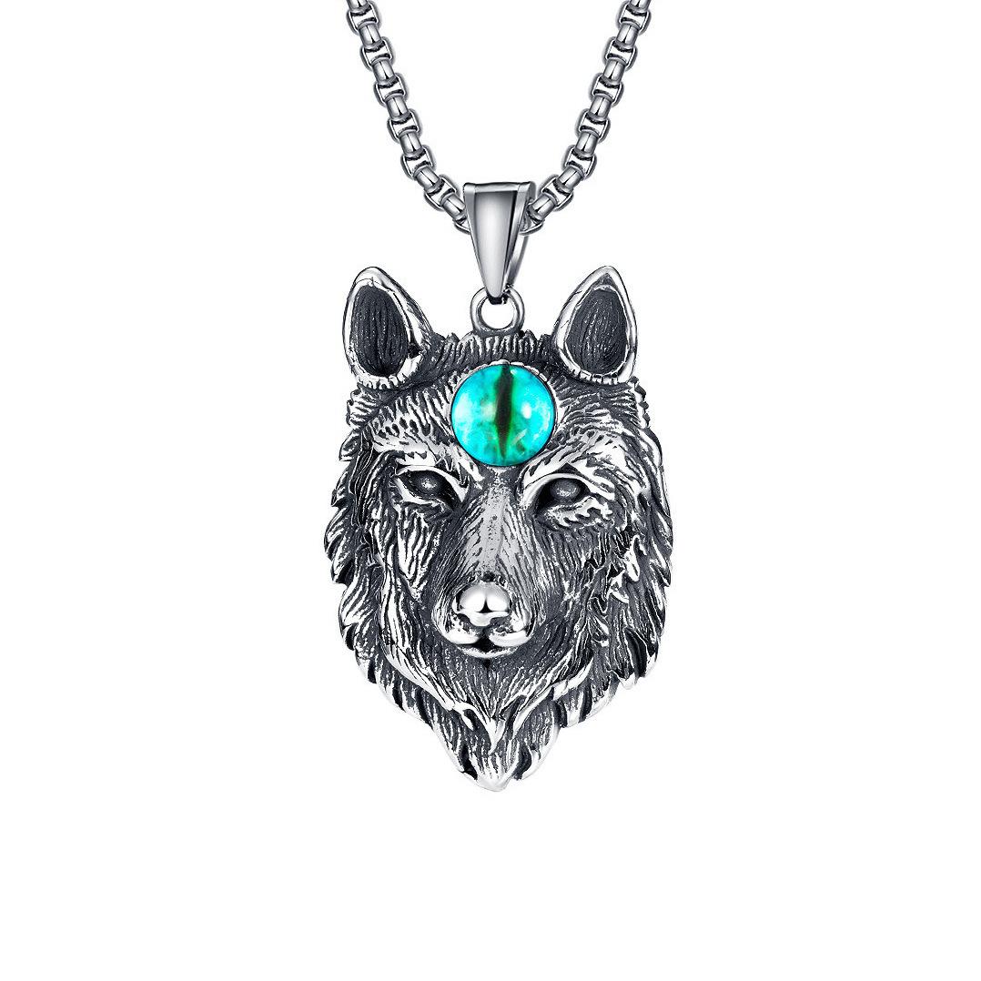 

Подвеска Женское ожерелье Pixiu Retro Мужская подвеска с индивидуальностью из тайского серебра Мужская бриллиантовая новинка