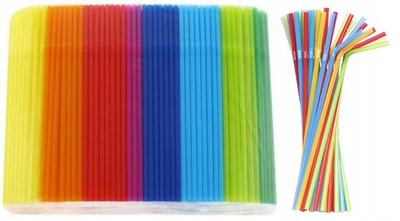 Reusable Bendable Straws Mix 500 Pcs.