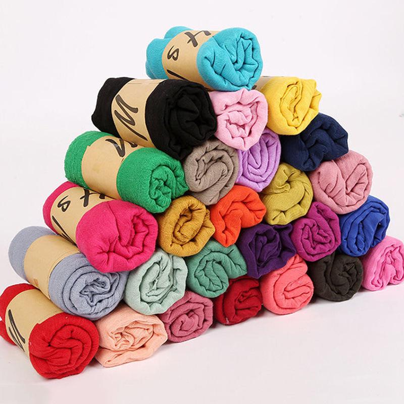 Korean Style Extra Large Cotton Linen Scarf - Versatile Spring/Autumn Sun Protection, Literary Shawl, Gift Giveaway
