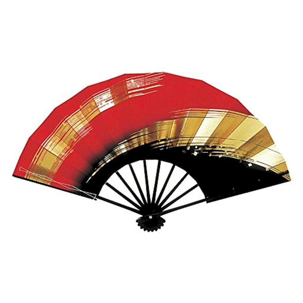 

Кимоно с веером Черная роспись 9 см 5 минут танец веер мазки кистью на красном и черном фоне Сделано в Японии Японский Японский новый популярный народный народный красный