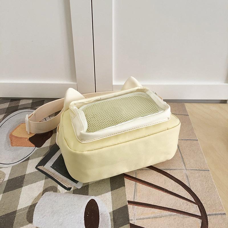 Fashion New Design Minimalist Cute Girls Ita Crossbody Bags Clear Window Pin Display Itabag Ladies Small Messenger Phone Purse