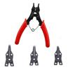 4 In 1 Snap Rings Pliers Plier Set Combination Retaining Clip Jewelry Circlip Pliers Internal External Rings Remover
