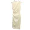 Emilio Pucci Made In Italy No Sleeve One Piece I38 White System Side Zip Women Used