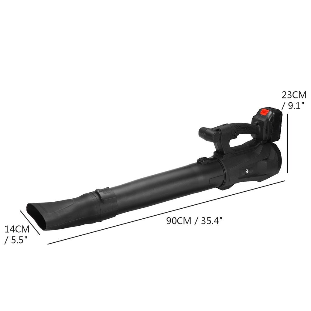 20000RPM 6 Gears Handheld Cordless Air Blower Dust Collector Sweeper Garden Power Tools Electric Leaf Blower for 15000mAh Li-ion Battery