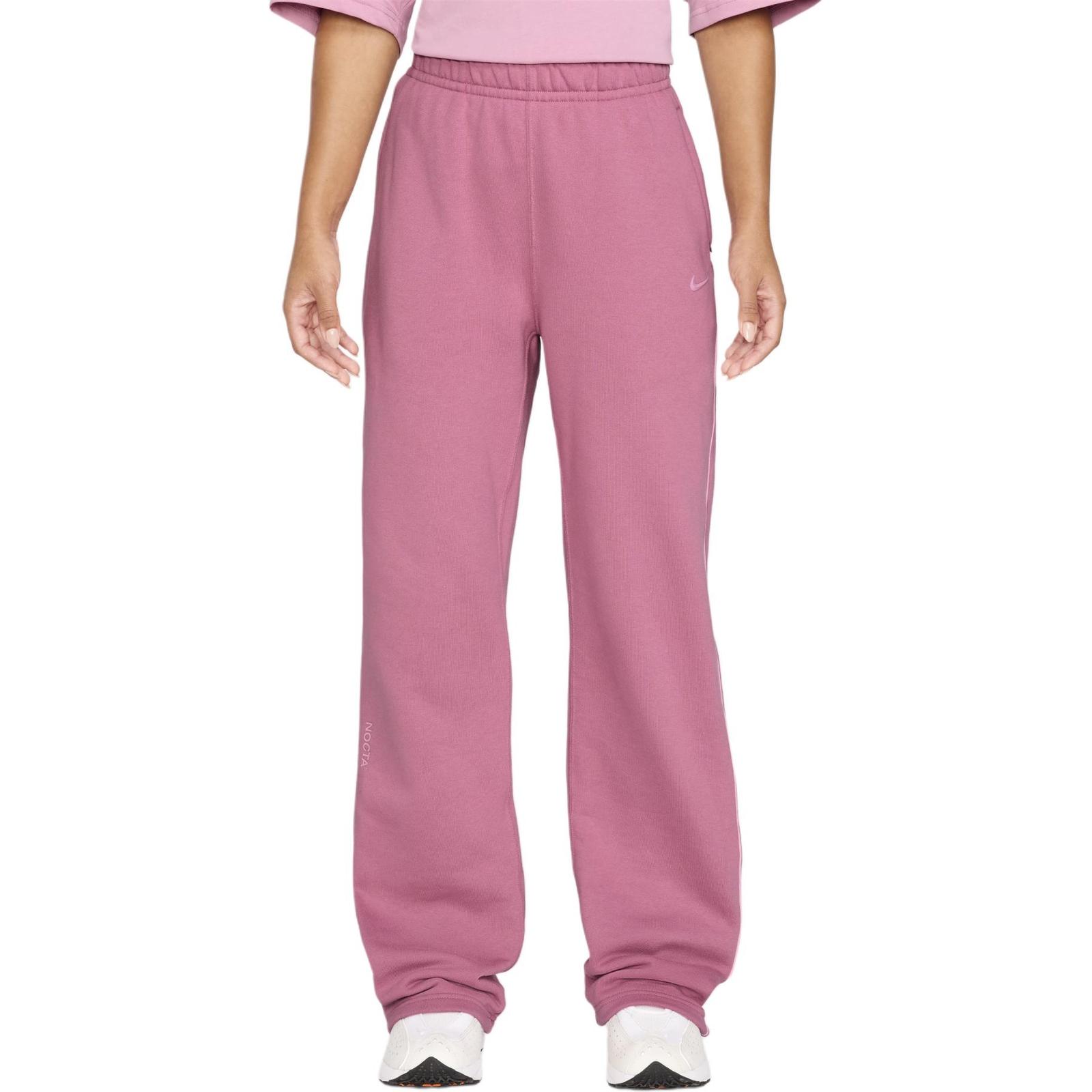 Nike x NOCTA Fleece CS Open Hem Sweatpant Desert Berry FZ4675-667 XL