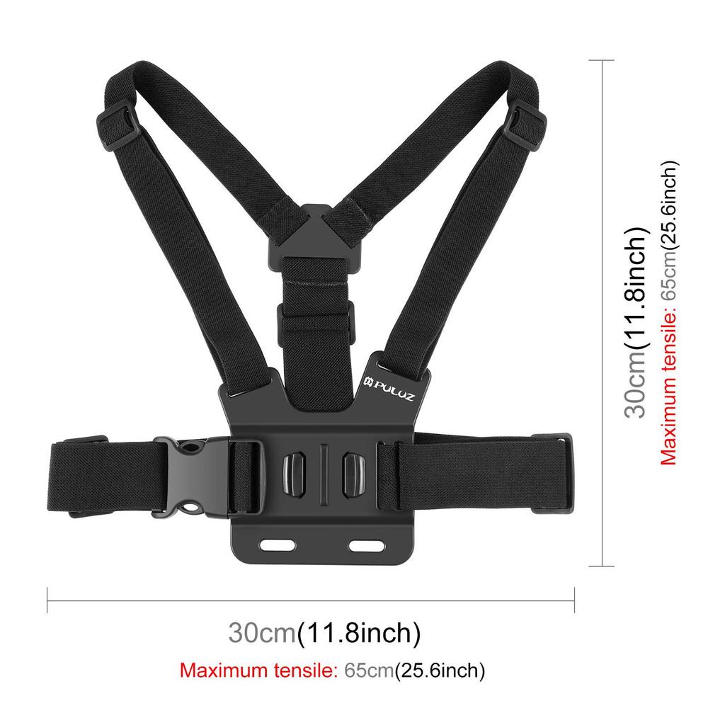 PULUZ Sportkamera-Stirnband für DJI Action/GoPro Hero 11/10/9