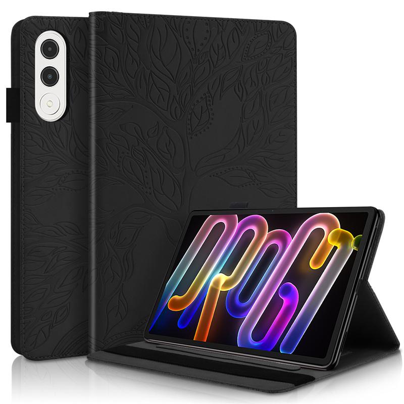 Tablet Case For Lenovo Xiaoxin Pad Pro GT Tb710fu Case Emboss Tree Flip Wallet Stand Case For Xiaoxin Pad Pro GT 11.1 Inch Cover