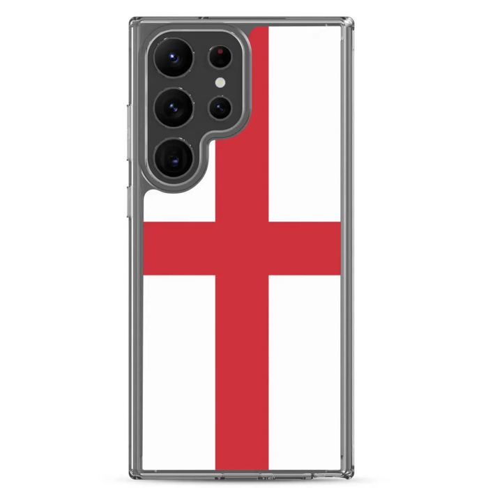 Coque Téléphone - Samsung - Galaxy S23 - Drapeau Angleterre - Souple - Multicolore