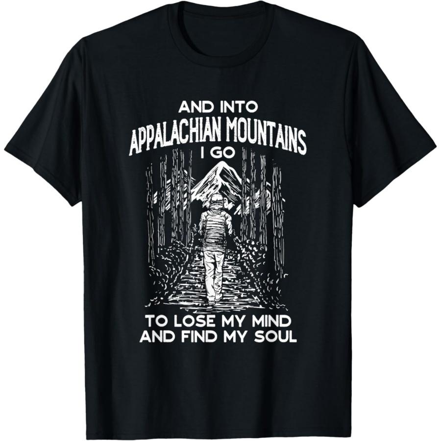 

And Into Appalachian Mountains I Go Hiking Alabama Hiker AL T-Shirt(1) XXXXXL чорний
