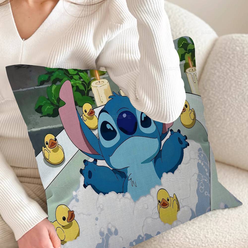 

Fashion S-Stitch Personalized Pillow Cover Kids Bedroom Wild Party Decor Pillowcase kid Birthday shower Gift 12x12Inch