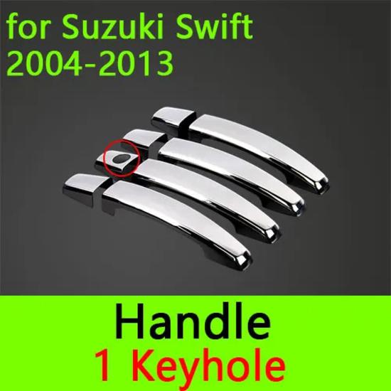 For Suzuki Swift 2004-2013 Accessories Chrome Door Handle Covers 2005 2006 2007 2008 2009 2010 2011 2012 Car Styling Stickers