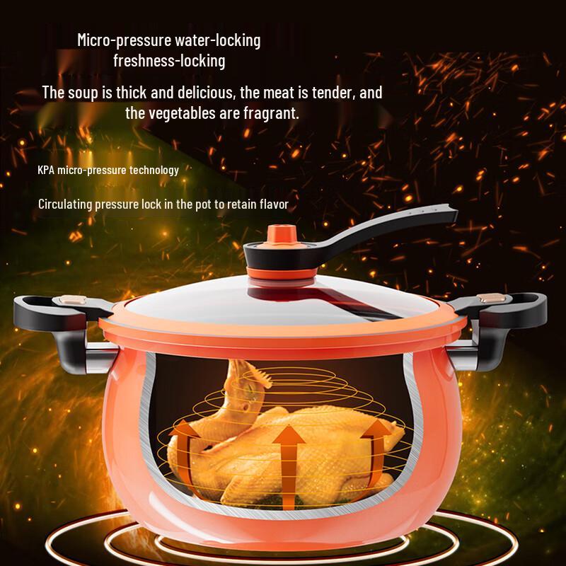 AUX 5L Pressure Soup Pot 24cm