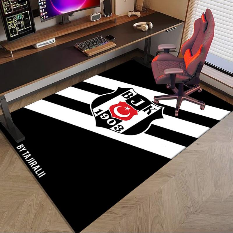 Besiktas Crest Legacy 1903 Area Rug Office rug, Chair Rug, Decor Carpet Livingroom bedroom Mat, Large Size Fan gifts Christmas gifts