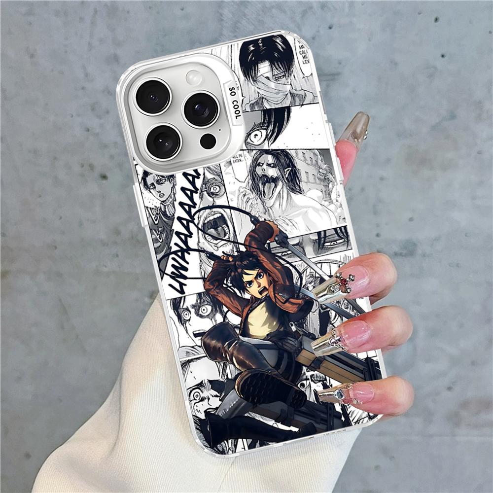 Levi Eren Jaeger Phone Case For IPhone 16 15 14 13 12 11 Pro Max X XR XSMAX 8 7 Plus Matte Shockproof Back Cover
