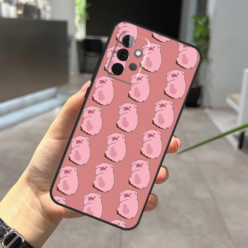 Cute PINK Kawai Pig Case For Samsung Galaxy A52 A32 A12 A56 A36 A54 A34 A14 A05 A16 A26 A13 A33 A53 A15 A35 A55