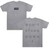 Muse Won't Stand Down T-Shirt Muse Rock Band Graphic Tee Crewneck Short Sleeve Vintage Summer Casual Cotton T Shirt Unisex Clothing