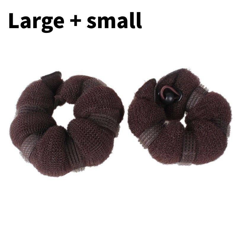 Creative Nylon Hair Bun Tool Comfortable Non-tugging Elegant Hair Bun Styler