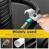 100Pcs SK5 Hooked Trimming Knife Blade Heavy Duty Utility Hook Blade Hooked Razor Accessory for Cable and Wire Stripping PVC