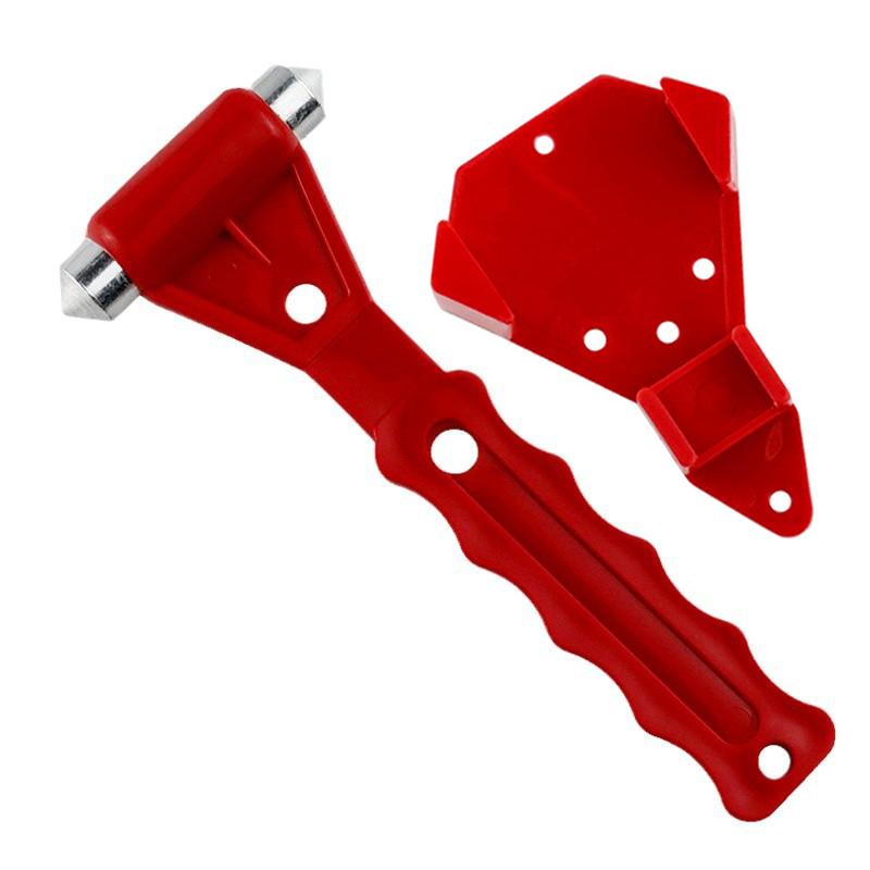 Bezpečnostní kladívko do auta Kladívko pro únik při požáru Multifunkční nouzové kladívko Rozbíječ oken automobilu Přenosné záchranné únikové nástroje