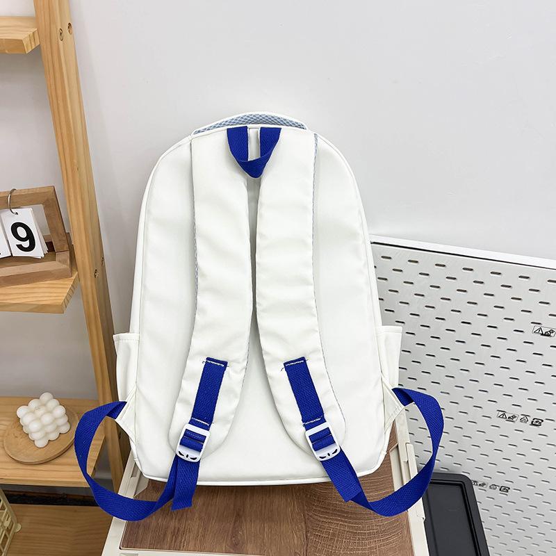 Junior High School Student Schoolbag New Printed Backpack Women's Simple Large-capacity Backpack Burden Reduction Leisure Travel Bag