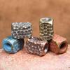 Brass Ice Crack Hammer Grain Knife Bead Umbrella Rope Pendant Keychain Hanging Jewelry EDC Paracord Bead Accessories DIY Lanyard