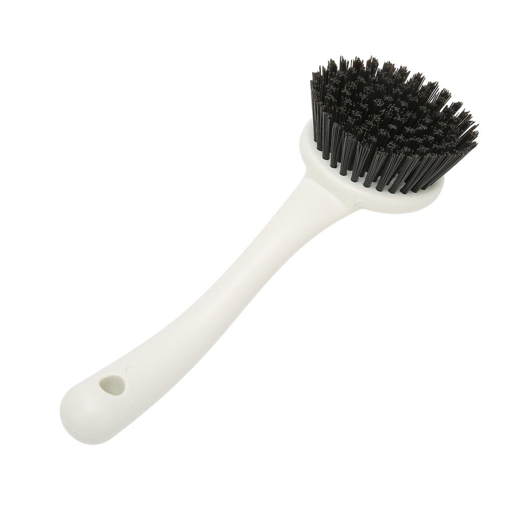 Cooktop Cleaning Brush Long Handle Durable Bristles White Sink Cleaning Brush for Household Kitchen