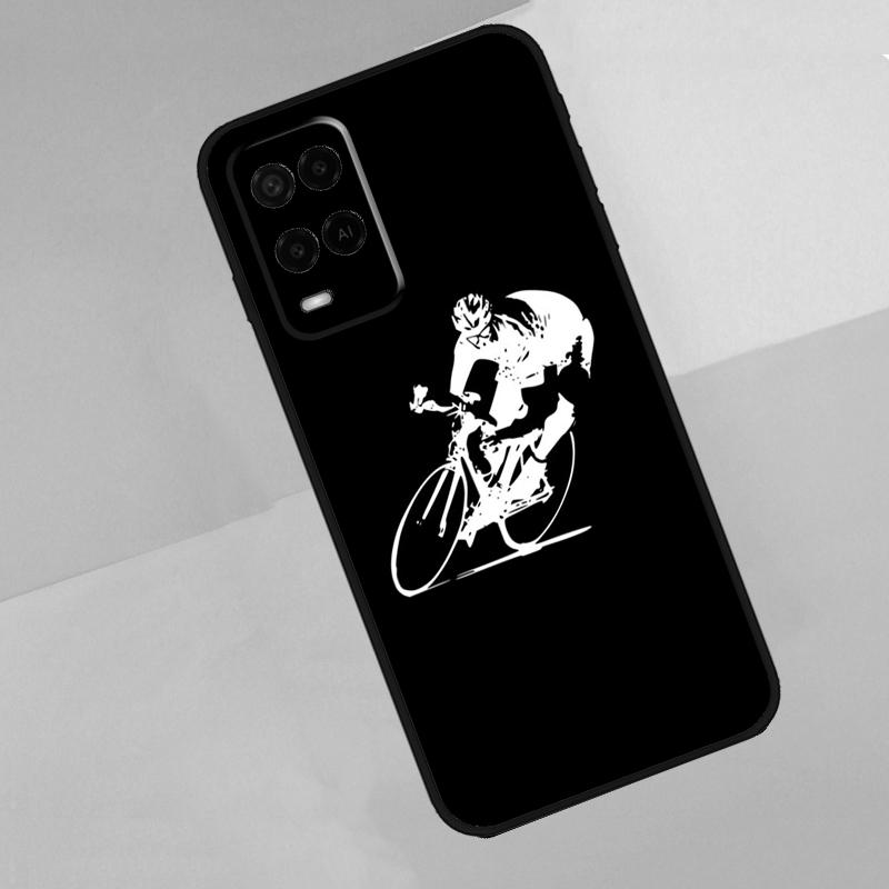 Bike Bicycle For Oppo A17 A77 A60 A74 A94 A54 A18 A38 A58 A78 A98 A40 A80 A16 A76 A96 A15 A57S Phone Case