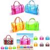 Stylish Waterproof Outdoor Swimming Bag Trendy Fitness Toiletry Bag Perfect Jelly Beach Storage