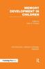 The Memory Development In Children Book