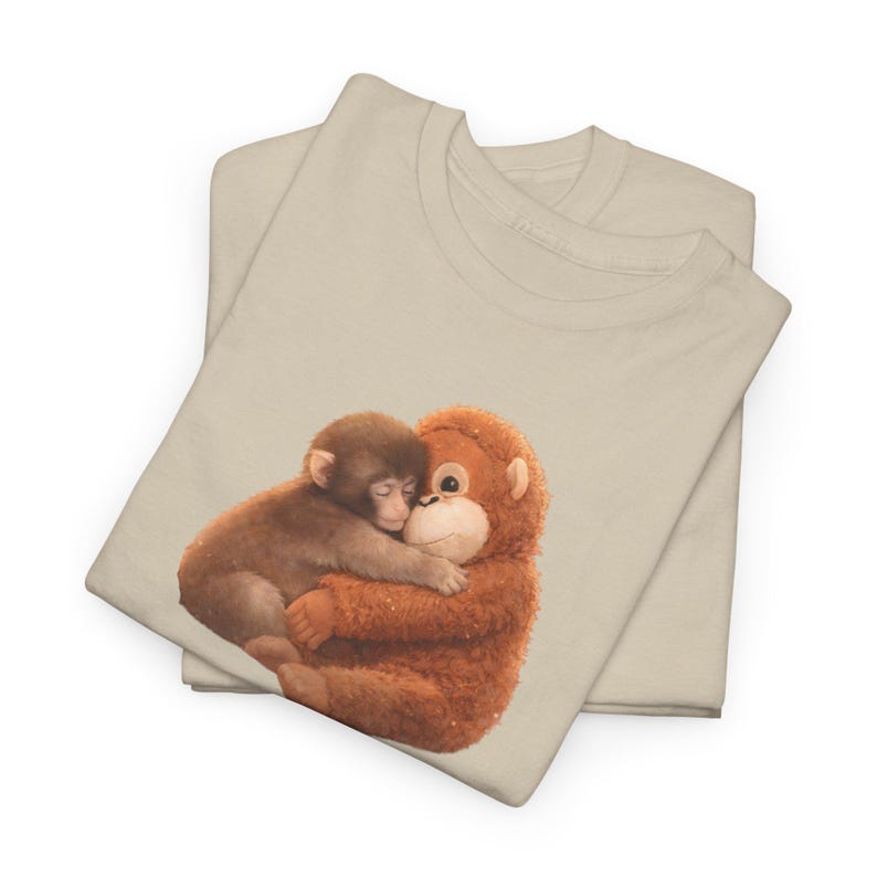 Punch the Monkey Shirt Viral Macaque Meme Baby Monkey Holding Plush Toy Tee