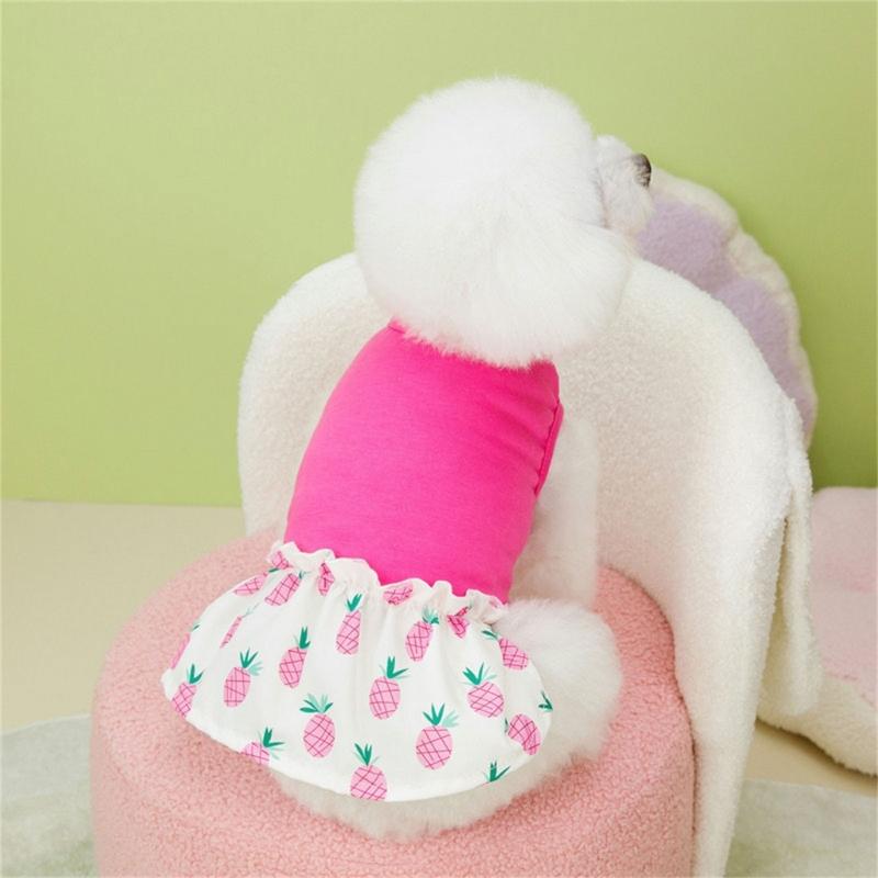 Dog Sundresses Dress Flouncing Sundresses Puppy Beach Dress Beach Puppy Cats Small Medium Dogs Holiday Party