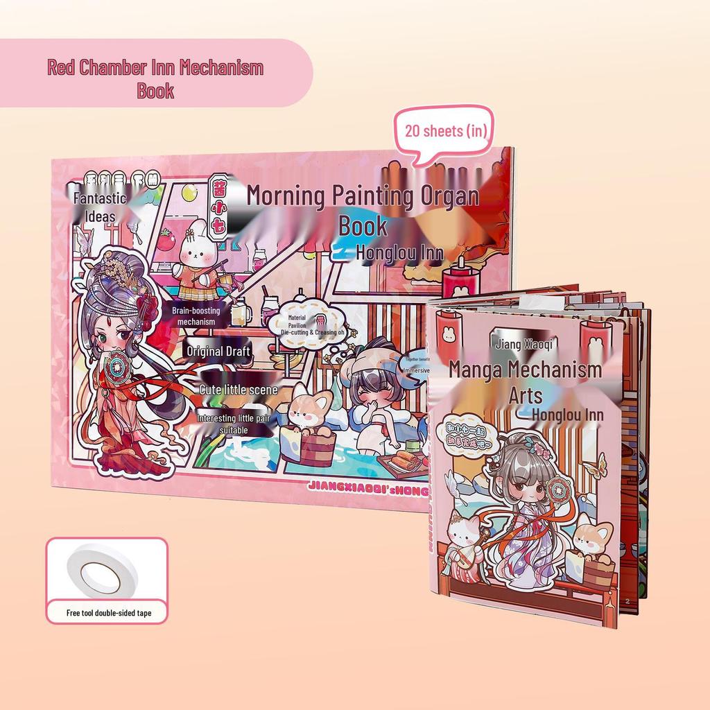 June 1st Children's Day Gift: 3D Advanced Magnetic Quiet Book for Girls with Stickers