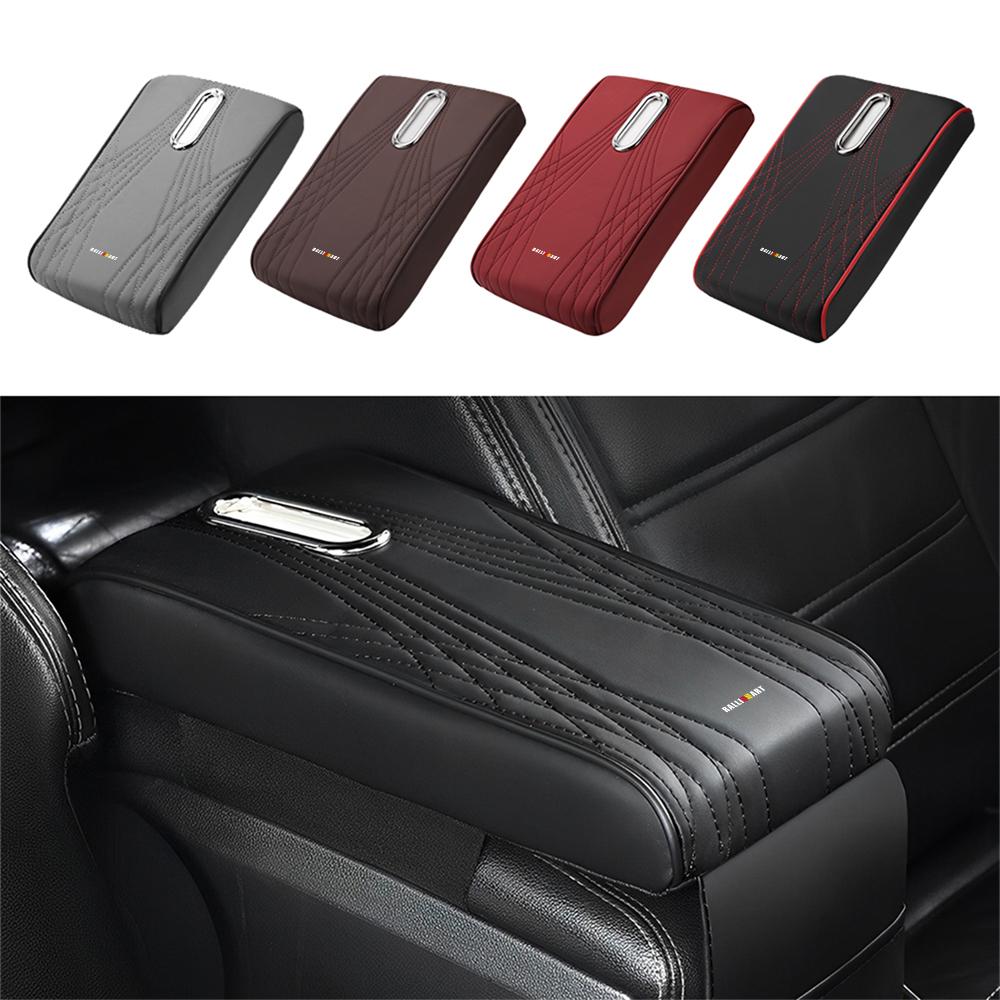 cyzghp1 Car Armrest Cushion With Pocket Tissue Storage Bag Center Console Armrest Box Mat For Mitsubishi Asx Lancer 4 Outlander 3 L200