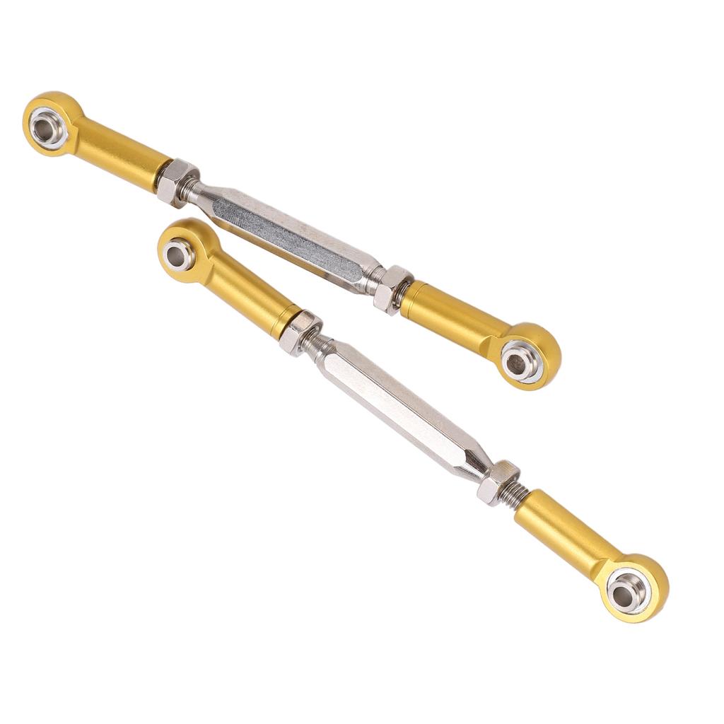2Pcs Steering Rear Suspension Arm Tie Rod Steering Shaft Tie Rod for JLB 1 10 Racing Truck Or
