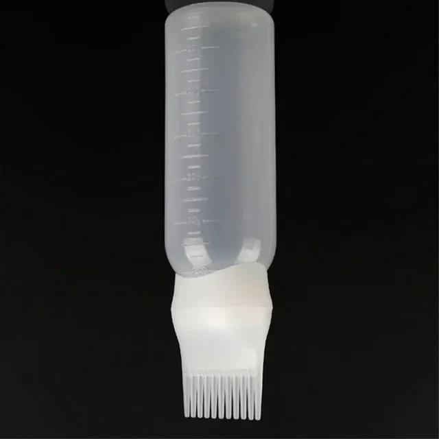 120 ML Hair Dye Bottle Hair Washing Tool Applicator Brush Dispensing Salon Hair Coloring Dyeing Girls Self Equipped Toothed Comb