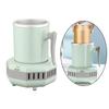 2 in 1 Cooler Warmer Cup Cooler Heating and Cooling Beverage Plate Portable Quick Electric Ice Maker Machine for Outdoor Travel