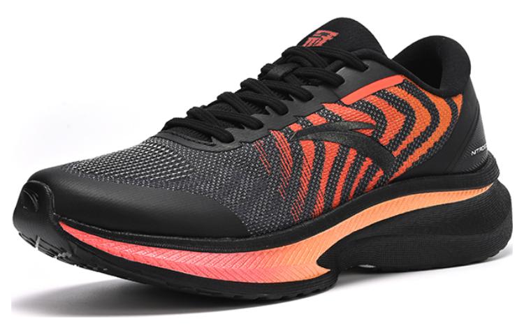 Anta Champion Running Shoes 2 Low Top Running Shoes Men's Black Orange