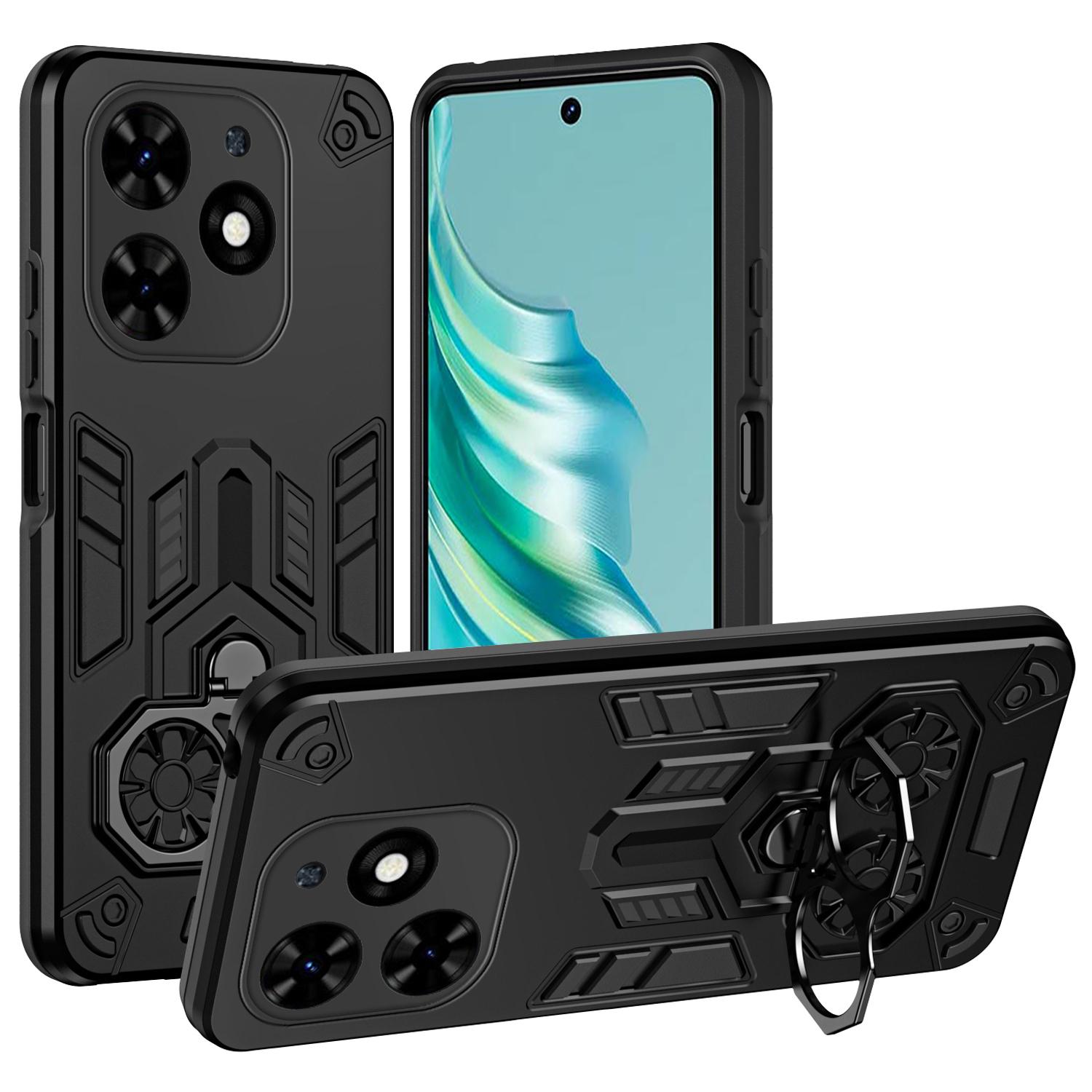 Чехол для телефона TECNO Spark Go 2024 4G/Spark 20/Spark 20C/Pop 8/Infinix Smart 8 4G/Smart 8 Plus/Smart 8 Pro 4G с кольцом-подставкой B