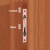 304 Stainless Steel Security Door Concealed Latch Female Door Concealed Latch Of The Earth And Earth Concealed Latch
